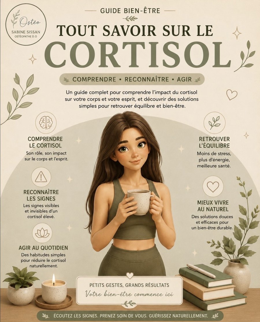 Infographie : tout savoir sur le cortisol